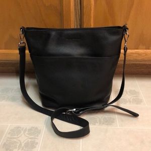 Tommy Bahama leather bucket bag
